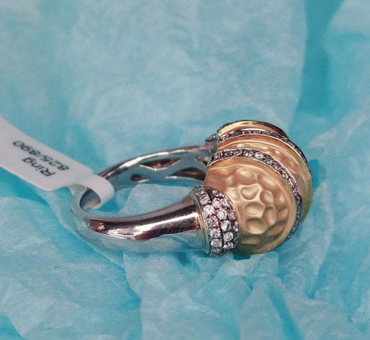 Оригинальное золотое кольцо