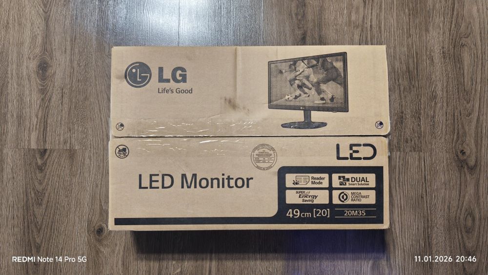 Монитор LG 20" новый