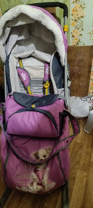 Санки коляска в хорошем состоянии