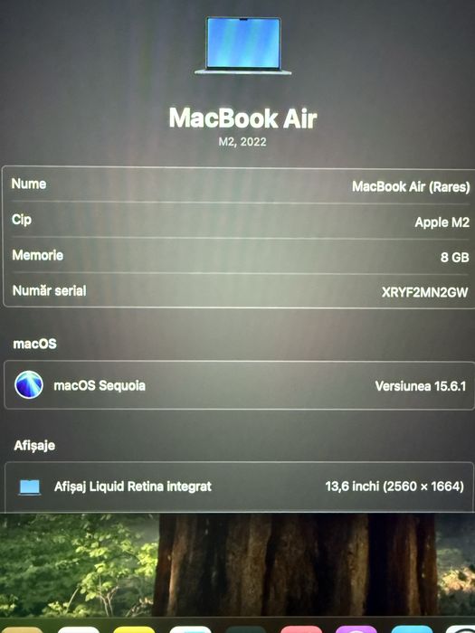 MacBook Air M2 ca nou