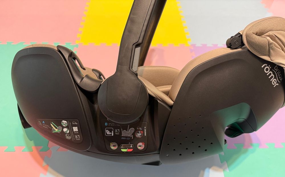 Scaun auto tip scoică pentru copii Britax Römer, reclinabil, 0-15 luni, 40-85 cm, 0-13 kg, BABY-SAFE PRO