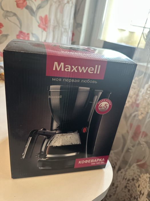 Кофеварка maxwell mw 1651 bk
