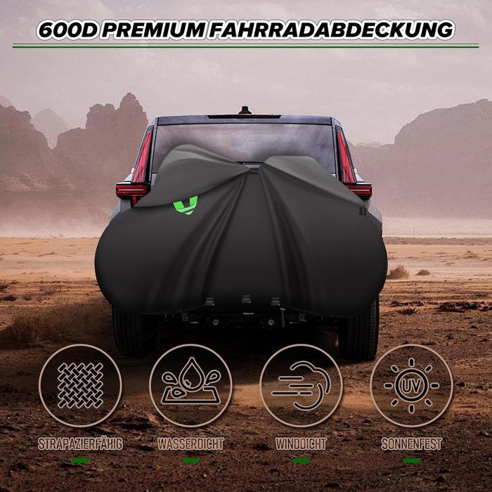 Водоустойчиво покривало за автомобилен багажник за велосипеди