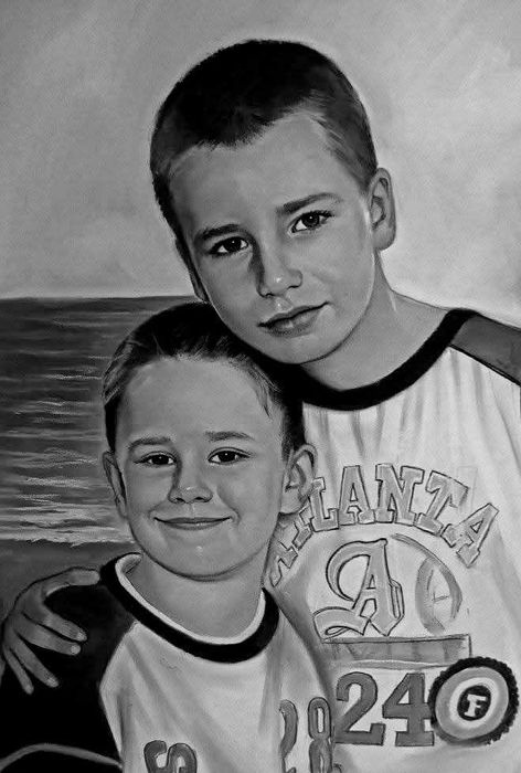 Ръчно рисувани портрети по снимка!