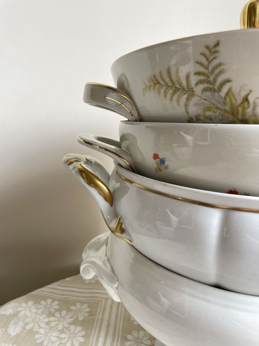 Порцеланов супник / различни видове