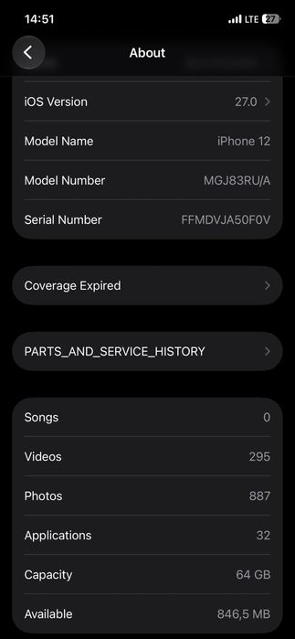 iPhone 12 Синий 64 gb
