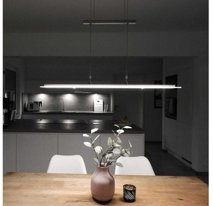 Lampă suspendată cu LED B.K.Licht reglabilă pe înălțime, 1600lm/3000K