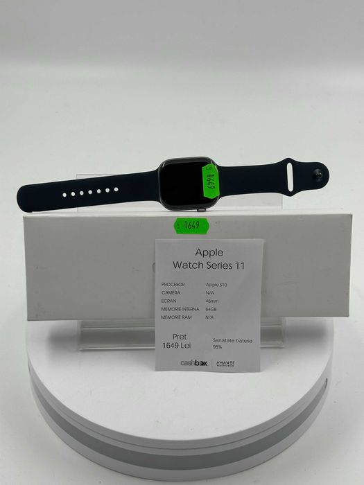 Apple Watch Series 11 46MM Bat 98 Garantie 24 Luni CashBox