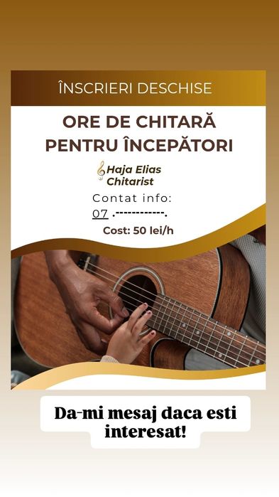Cursuri de chitara pentru incepatori