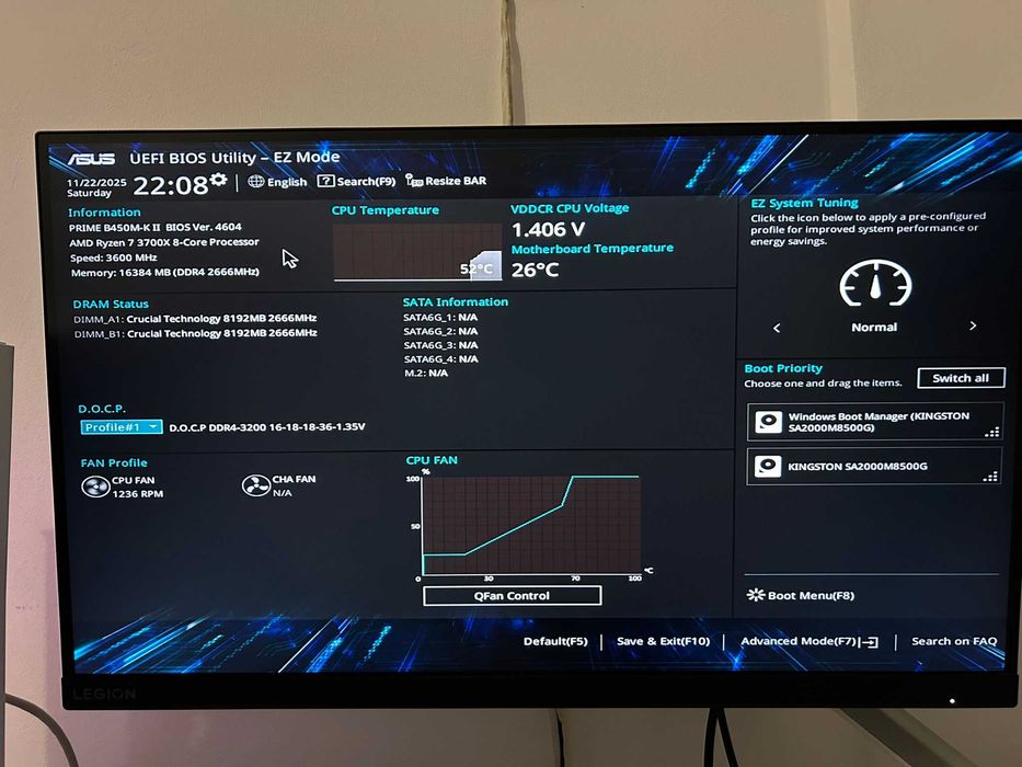 Unitate PC Gaming RGB Ryzen 7 3700X - 16GB DDR4 - RTX 2060 6GB - 650W