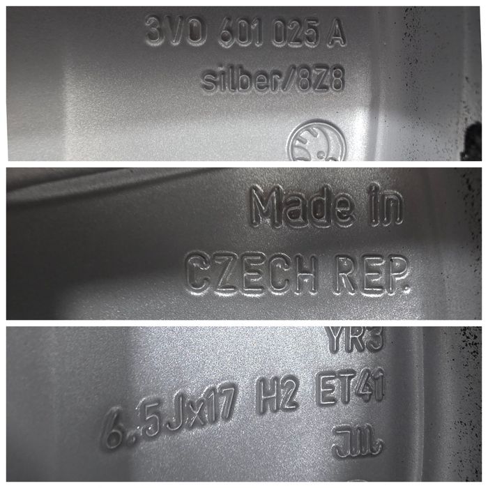 Jante Skoda Kodiaq Karoq Superb Octavia Audi A3 Q3 VW 17", 6.5J, ET41