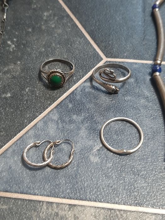 Продавам Бижута Сребро Дамски Синжири Пръстени