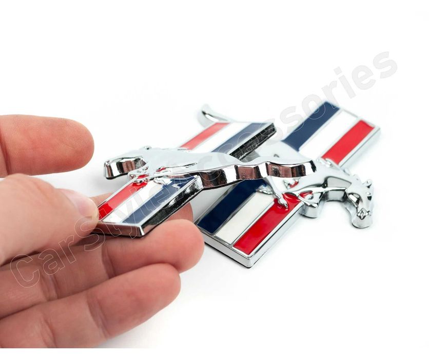 Емблеми за калниците на Форд Мустанг Лява и Дясна Хромиран Кон