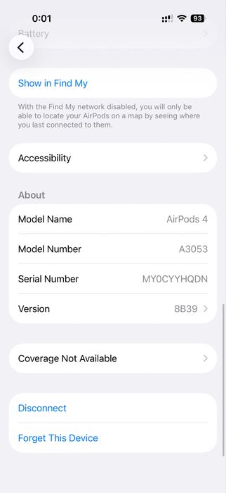 Apple AirPods 4 оригинални