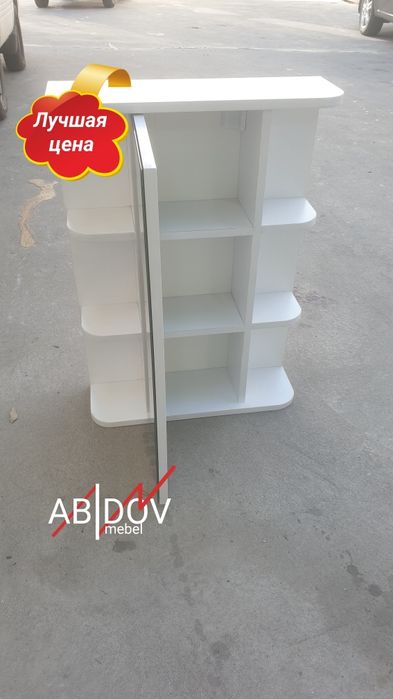 Навесной шкафчик для ванной комнаты от производителя.  Материал МДФ