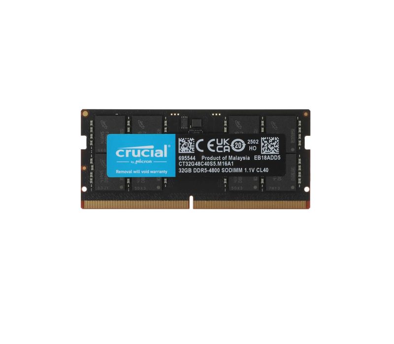 | Оперативная память SO-DDR5 32GB 4800МГц PC5-38400 Crucial