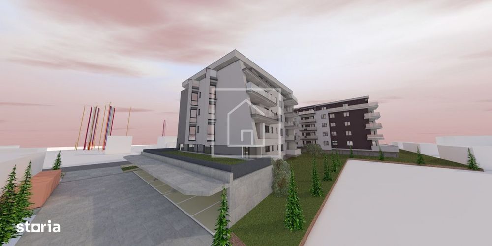 Apartament 3 camere 86 mp Bloc Nou Central Loc Parcare Inclus