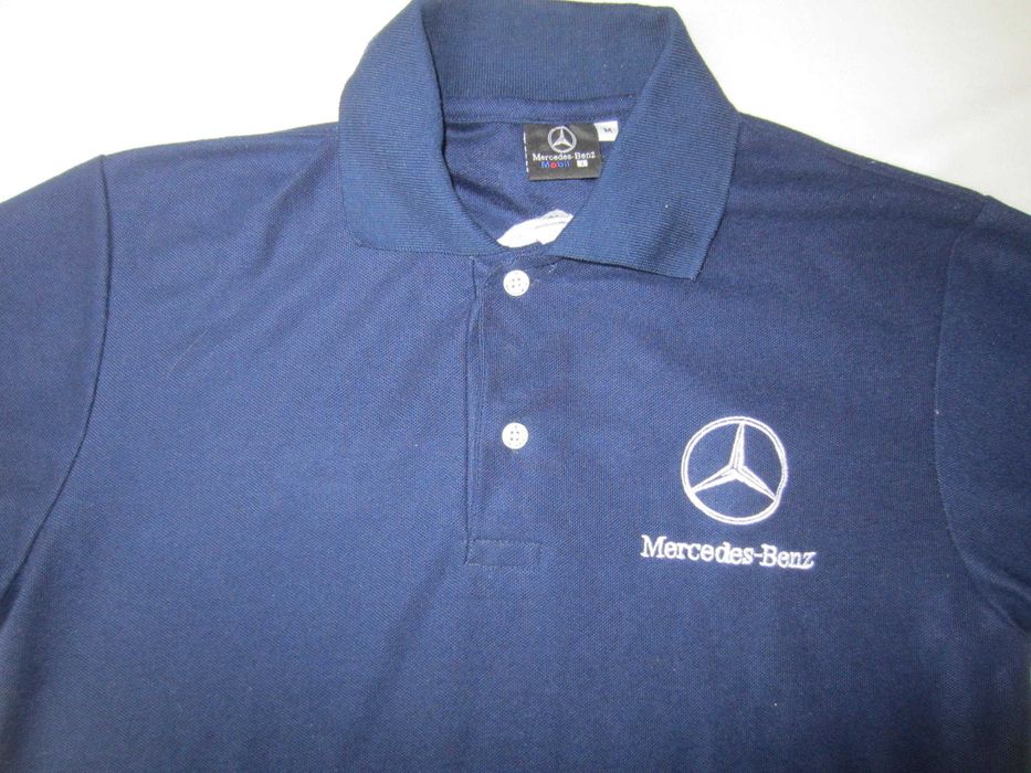 Tricou polo Mercedes AMG, masura M, 2 nasturi inscriptionati, 100%Bumbac stare f. buna