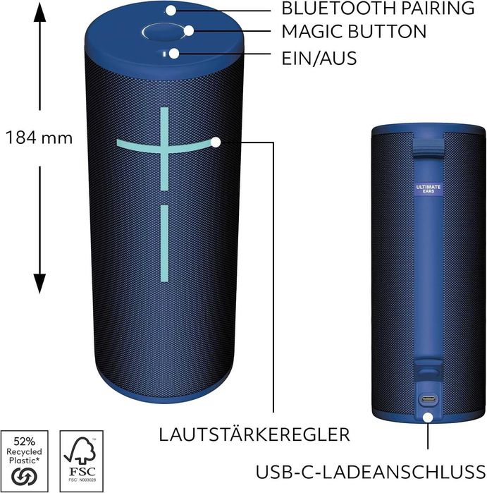 Logitech Ultimate Ears Boom 4 Blue