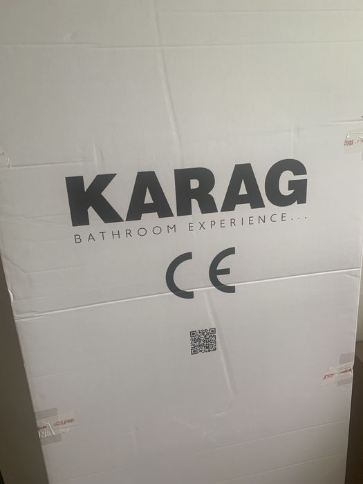 Paravan fix cabină de duș Karag NERO FREE (80x200)