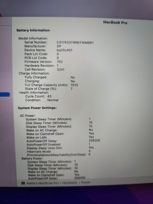 MacBook Pro Retina 15” Mid 2015 i7 / 16GB / SSD 256GB