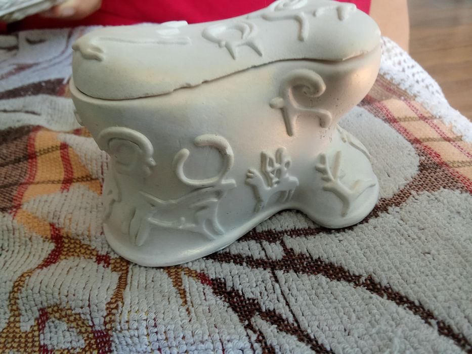 Гипсовый шкатулка