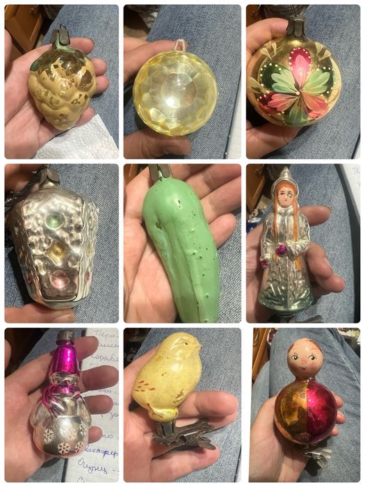 Елочные игрушки ссср