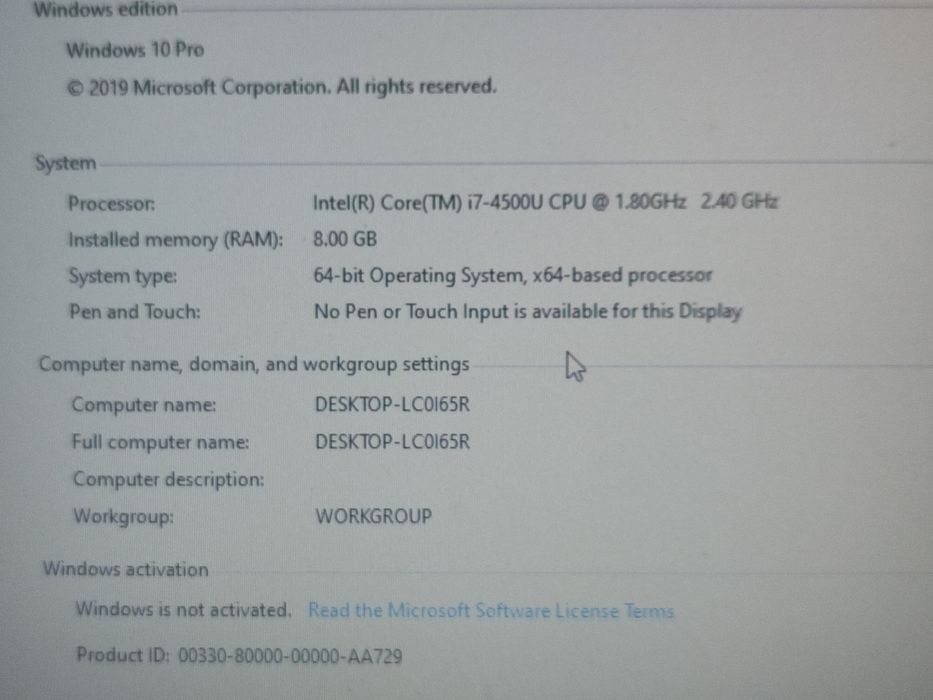 Laptop Gaming Lenovo U430p - i7-4500u/ 8gb RAM/ 512gb/Nvidia GT 730m