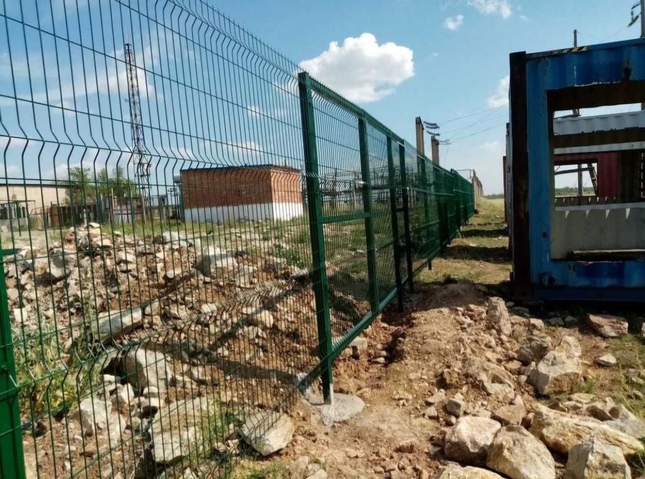 Установка 3D заборов