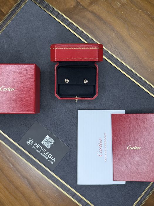 NEW Серьги Cartier love rose gold