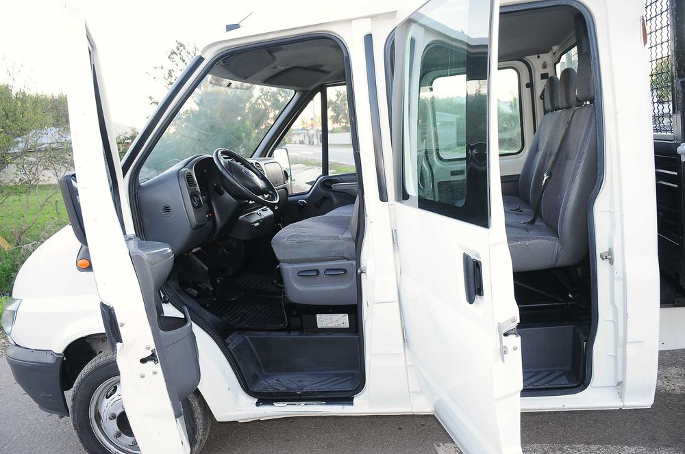 FORD Transit Basculabil Cabină Dubla Doka 6 locuri 2005 2.4TDi bena 3x2 m cat. B, import Italia