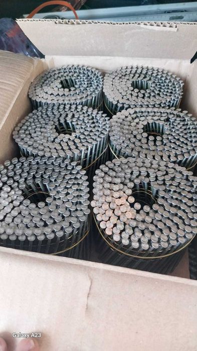 Гвозди барабанные 2,8/90 мм винтовая накатка, 4500 шт.