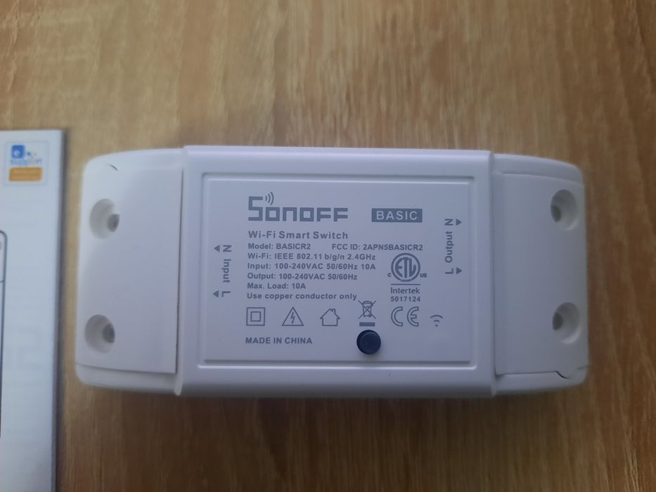SONOFF Basic R2 10A Smart WiFi, Безжичен WiFi смарт ключ