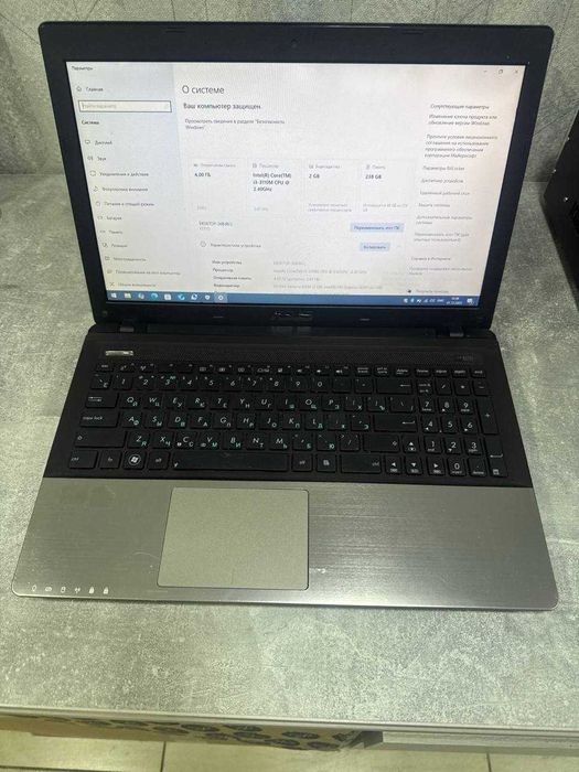 Ноутбук ASUS K55VD  Core i3-3110/ 4Gb/ Nvidia 610m 2Gb/ 128SSD/ 15`6