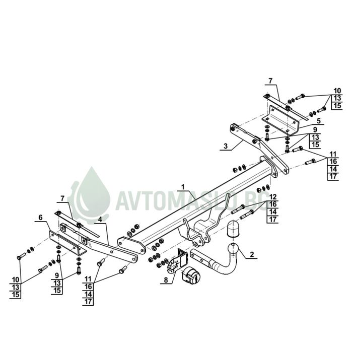 НОВ Теглич за Nissan Juke сваляем сертифициран теглич за нисан джук