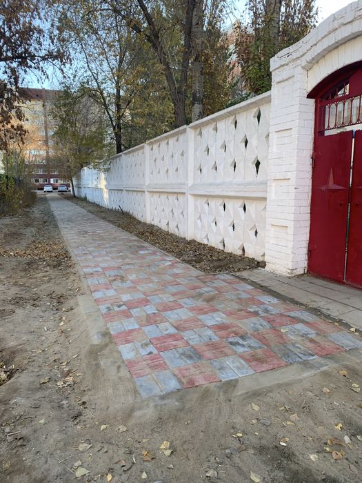 Укладка брусчатки