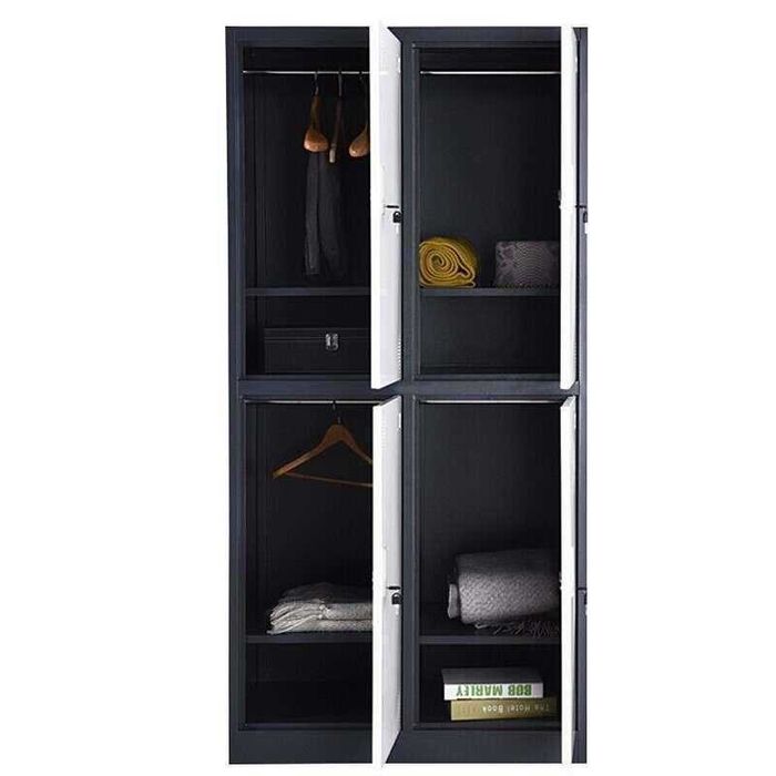 Шкаф для персонала с полками и вентиляционными отверстиями