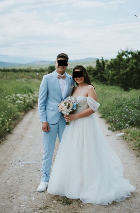 Сватбена рокля от Jollie Atelier размер 40/М