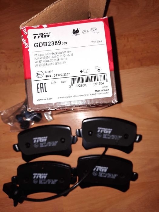 Plăcuțe frână spate VW Tiguan/ Audi A6/VW Passat