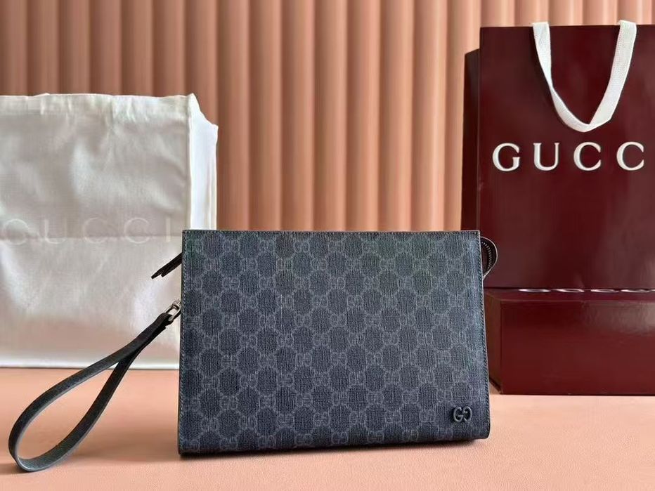 Чанта Gucci Grey Trim Pouch