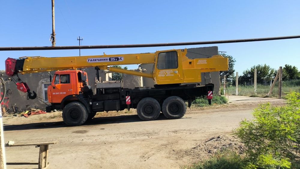 Услуга Автокран вездеход 25тонн  автокран хизмати вездеход