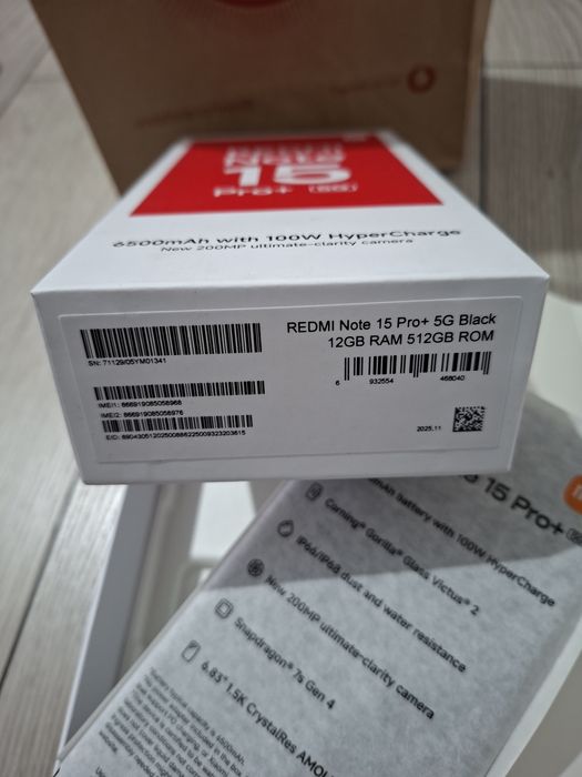 Redmi note 15 pro  plus 12 GB RAM cu 512 memorie