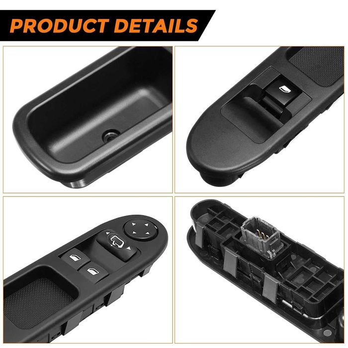 Бутони за ел. стъкла Peugeot 207 / Citroen C3 – 2 бр.