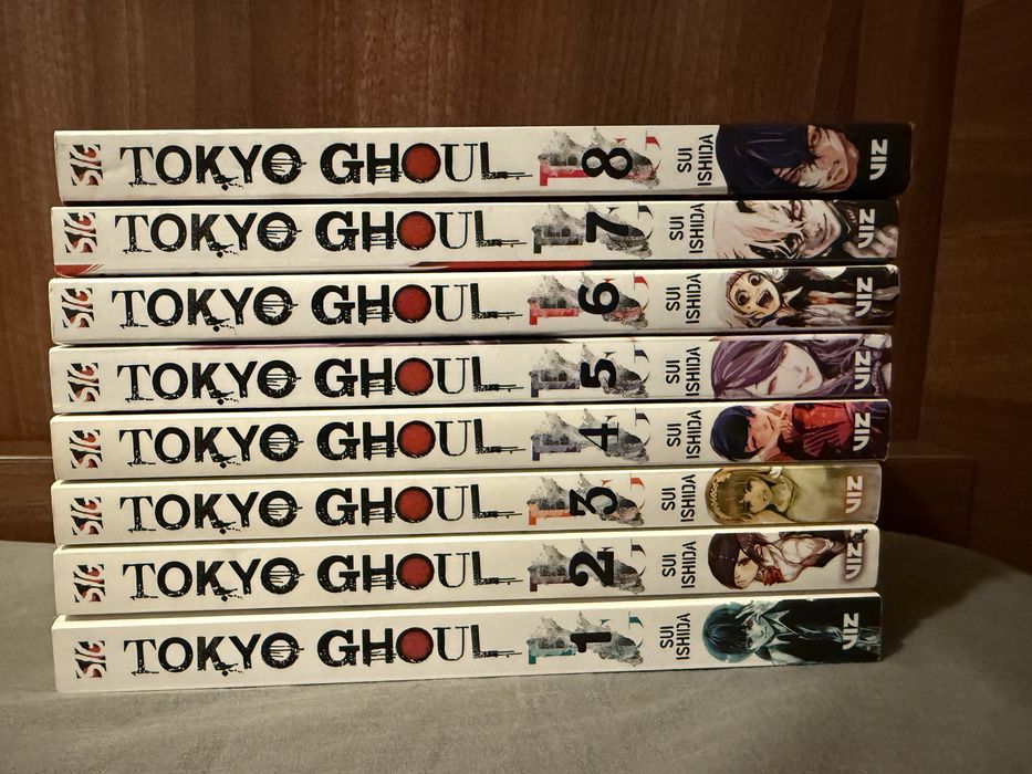 Tokyo Ghoul 1-8.