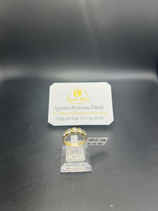 Inel aur 18k 4.92 gr marimea 18 cod 4360