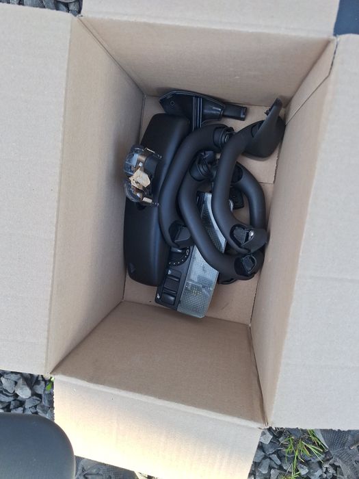Plafon complet  negru VSR cu trapa Skoda Octavia 2 facelift cu trapă