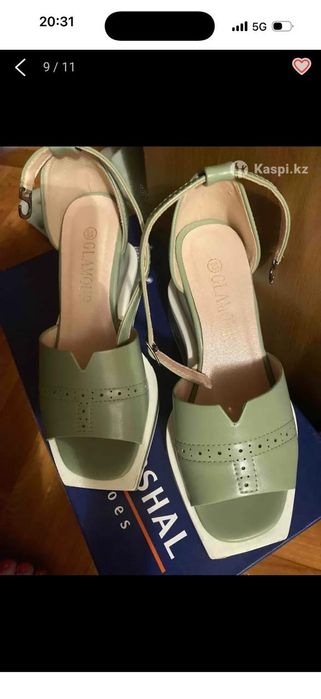 Босоножки  кожаный