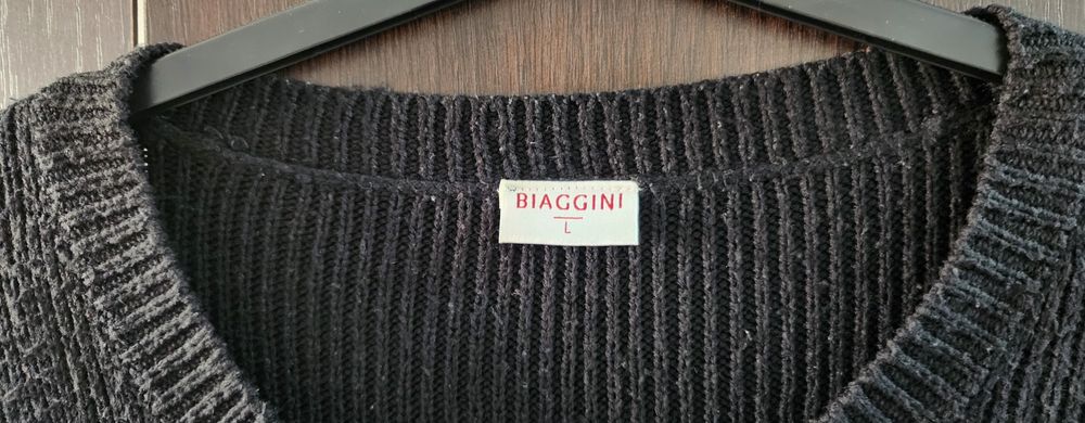 Cardigan negru tricotat
