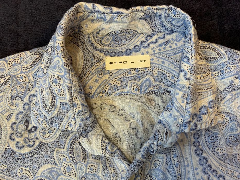 Etro-оригинална риза ,лен ,50 л