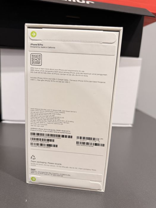Iphone 18 pro 25 GB  1 sim